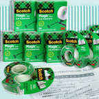 3M 810 Invisible Tape with Dispenser Test Tape Copy No Trace Easy To Tear Off Surface Writing Student Mistakes Tape Home Office