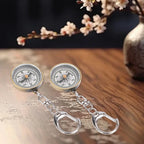 2PCS Lightweight Compass Keychain Vintage Zinc Alloy Pocket For Outdoor Camping/Travel/Direction Navigation Tool Survival Guide