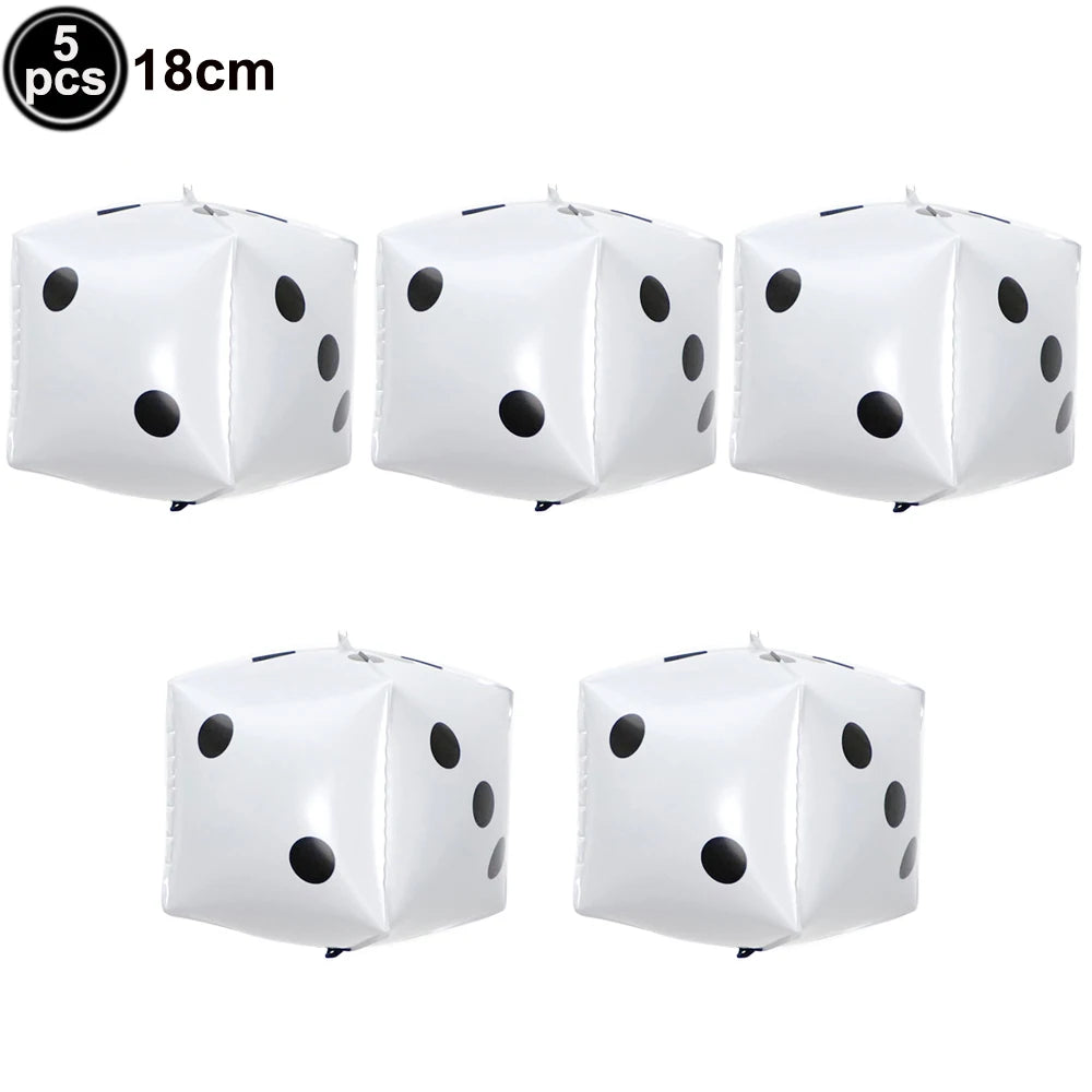 Casino Party Supplies for Men/Adults Poker Paper Plates Cups Napkins Straws for Poker Night Las Vegas Party Decorations