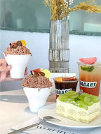 50pcs Disposable Biodegradable Paper Cup 300ml Ice Cream Tiramisu Handheld Cup with Lid White Eco-friendly Dessert Packaging Mug