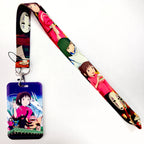 Anime Lanyards Keychain Animated Mobile Phone ID Card pass Hang Rope DIY Jewelry Accessories wholesale