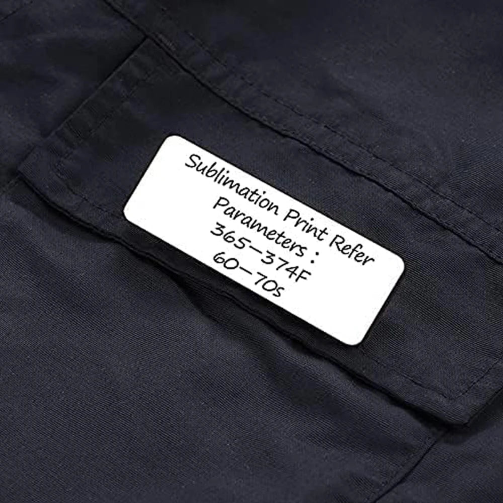 20Pcs Sublimation Name Tags Diy Blank Id Name Badges with Pins Customized Personalized Name Tags for School Office