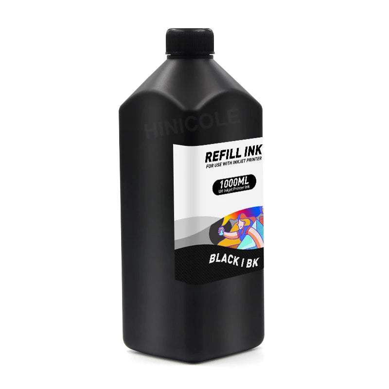 HINICOLE 500ml LED UV Ink 1000ml For Epson L800 L805 L1800 R280 R290 R330 1390 1400 1410 For DX5 DX6 DX7 Universal UV Printer