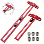 1pc T Type Woodworking Scriber Ruler 90 Degree Line Gauge Scriber T-Square Ruler For Assembling Wooden Boxe Cabinets Photo Frame