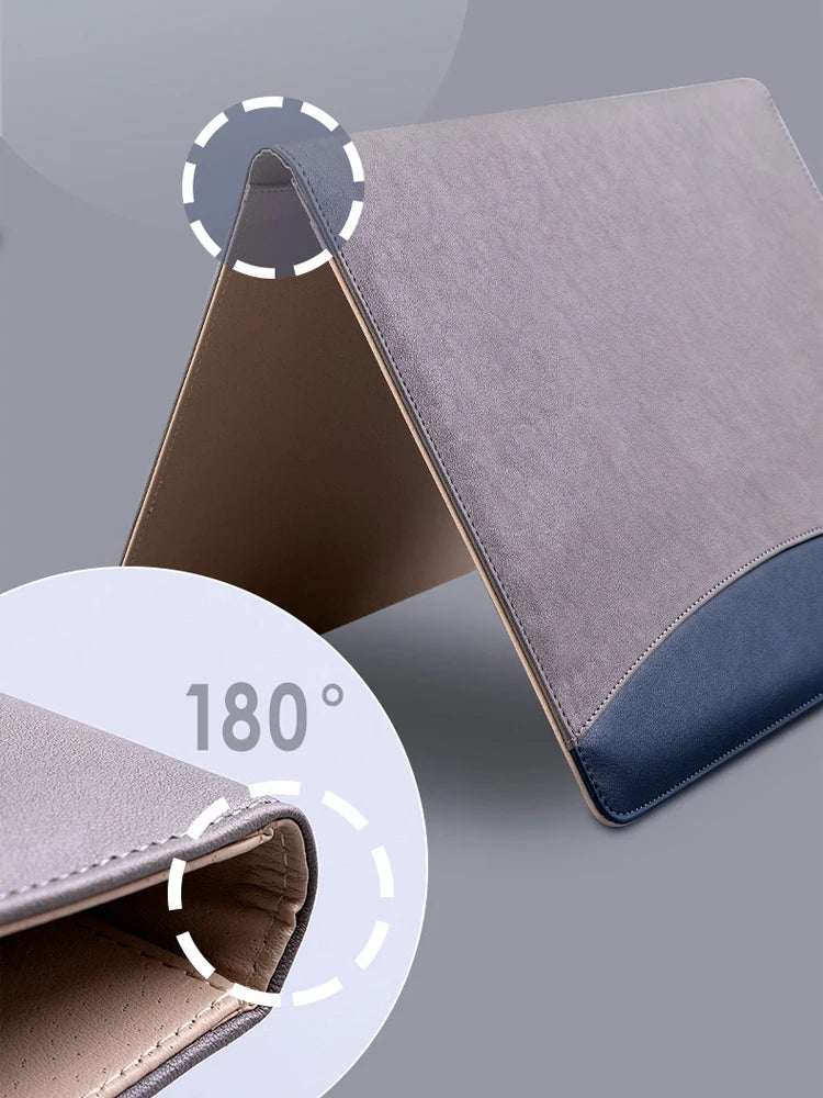 A4 Business Leather Portfolio Padfolio Folder Multifunctional Business Manager Clipboard Document Organizer Office Conference