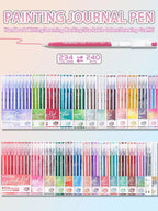 Languo 27-207 Colors Of One Set Drawing Handbook Pens Student DIY Graffiti Multi-Color Gel Pen Writing Marker Stationery
