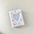 Cute Bear Photo Album 3 Inch Love Heart Hollow Picture Storage Case Kpop Card Binder Name Card Book Photocard Holder 36 Pockets