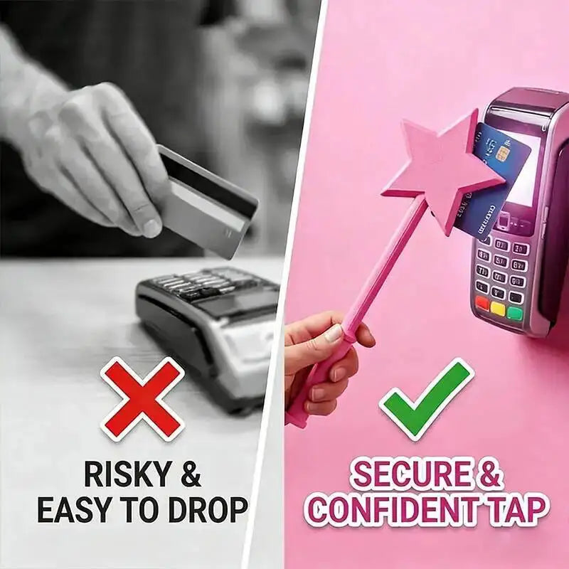 Viral Magic Wand Contactless Payment Tool Tap To Pay NFC Credit Card Holder Funny Prank Gadget Non-Contact Payment Helper