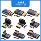 NNBILI HDMI2.1 48Gbps 8K@60Hz 4K@120Hz Ultra High-Speed Adapter Mini/Micro HDMI to HDMI Converter for PS5 X/S PC HDTV Projector