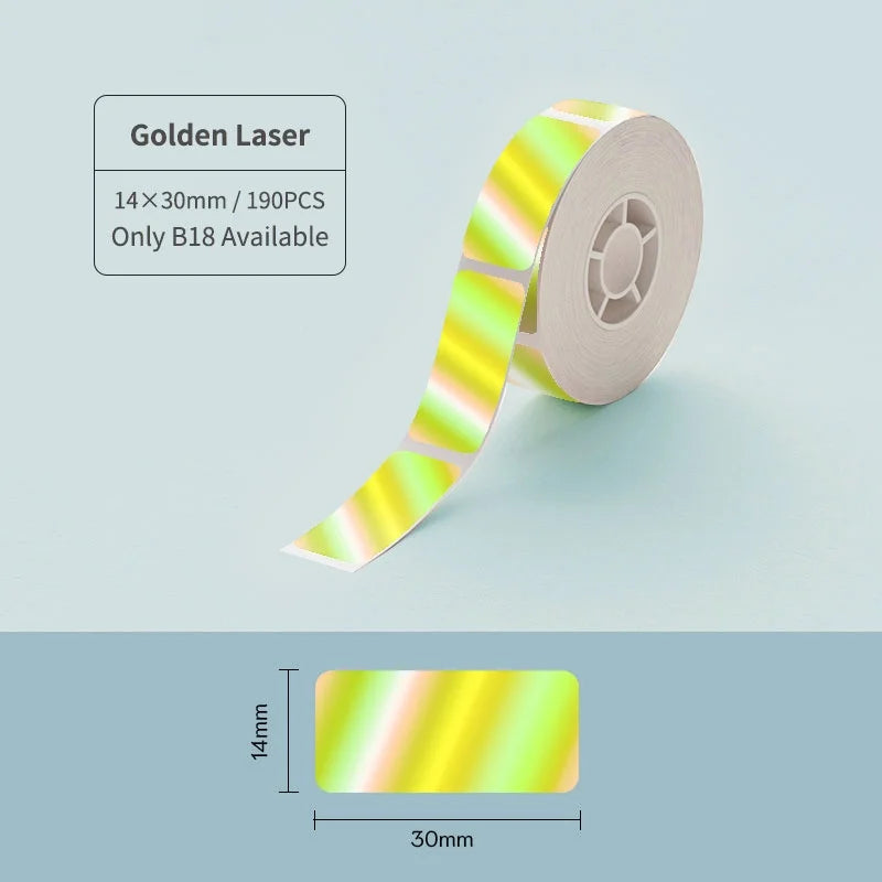 Wireless portable printer color label printer NIIMBOT B18 thermal transfer technology ribbon printing multi-color printing