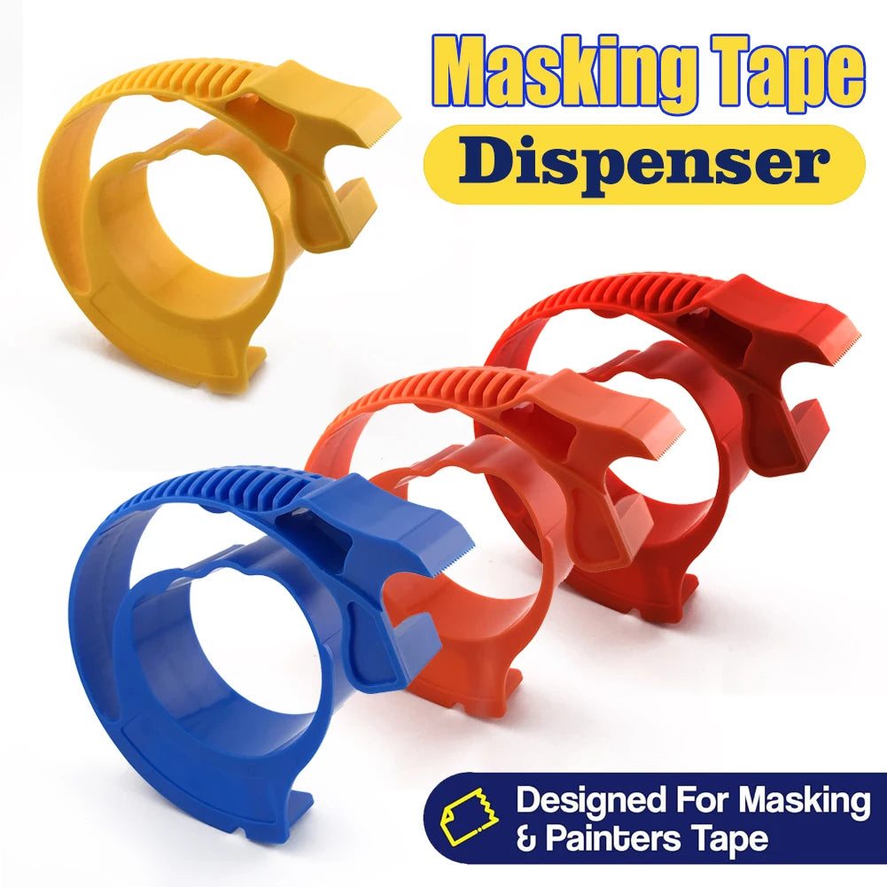 Painter Masking Tape Applicator Dispenser Machine Adhesive Tape with Tape Cutting Tool for Repair and Beautify Crack in Tile