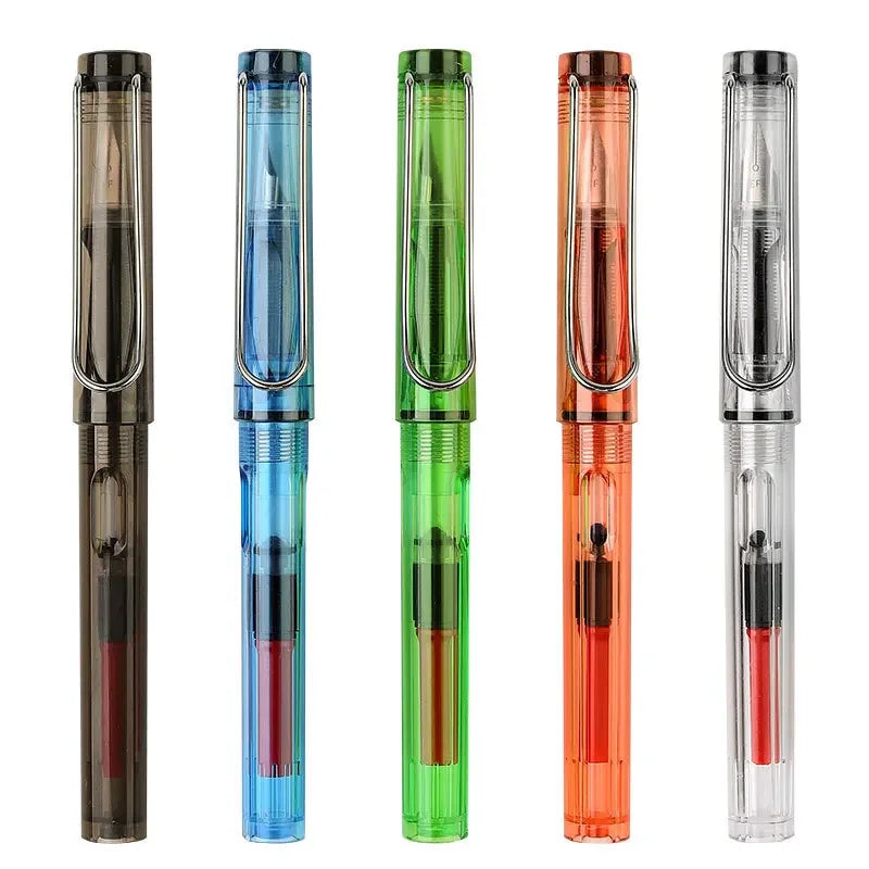 High-Quality Calligraphy Fountain Pen Luxury Ink Cartridge Writing Office School Supplies for Students
