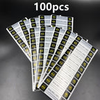50pcs/100pcs VOID Bright Silver Shipping Sealing Label Stickers, Waterproof Tamper Proof Security Labels for Jar, Mailing Boxes