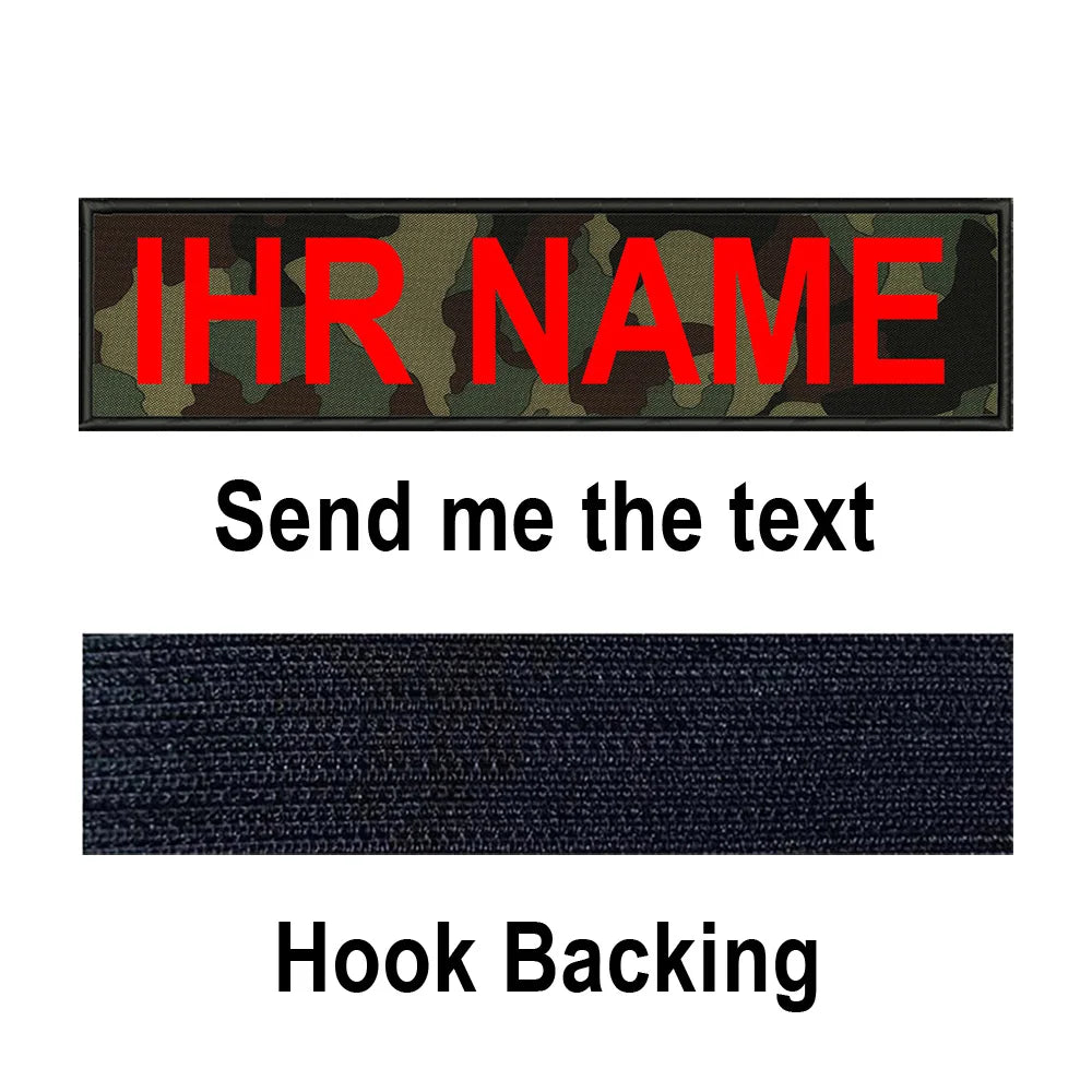 Custom Name Patch Personalized Tactical Military Patches Customized Stripes Badge Tags For Clothes Jacket Backpack Dog Collar