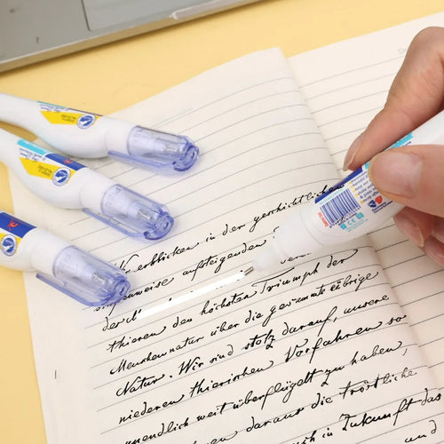1-5Pc School Metal Headed Error Correction Fluid Pen for Student Stationery High Quality Quick Drying Error Correction Fluid Pen