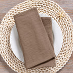 Set of 6 Cotton Dinner Cloth Napkins 30x45cm Soft Washable Perfect for Weddings Parties Christmas Birthdays and Family Gathering