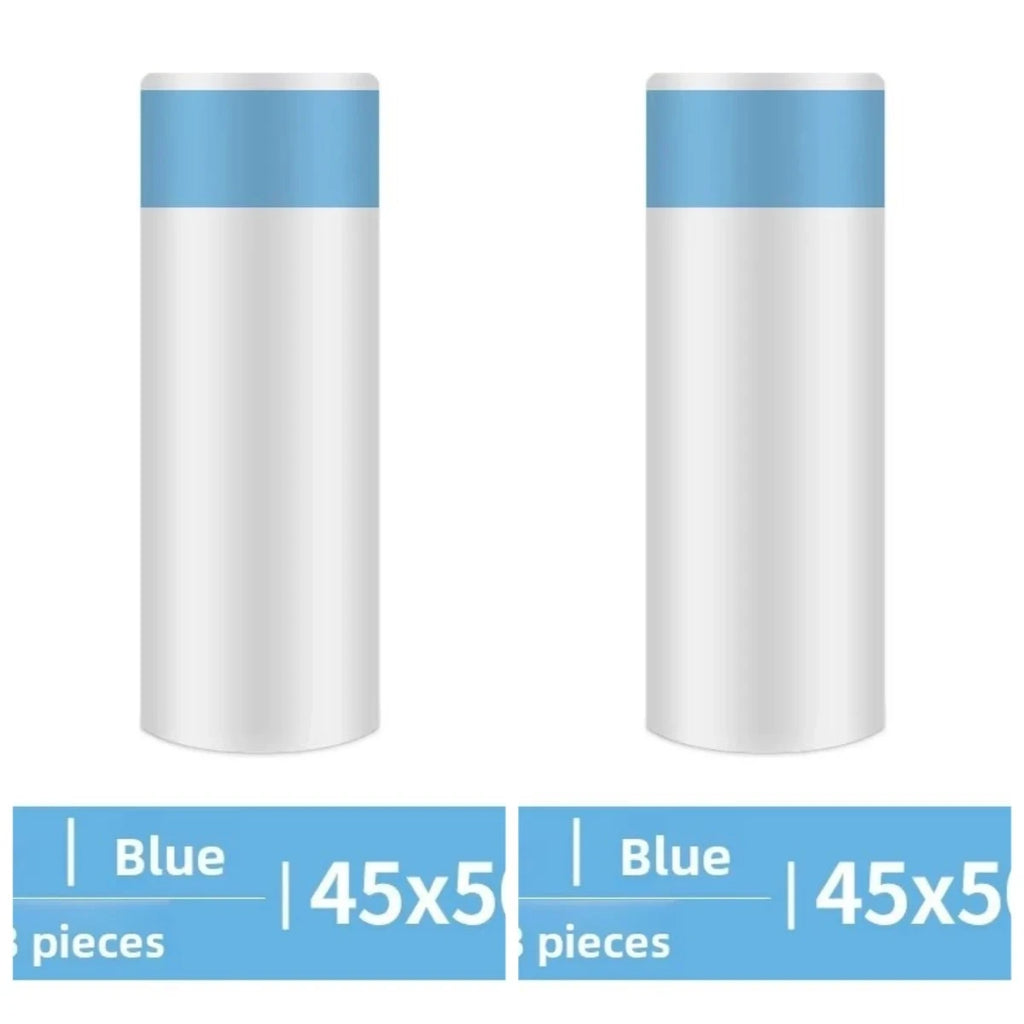 Drawstring Trash Bags Thickened Disposable Kitchen Garbage Can Liners with Handle for Home Office