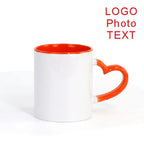 DIY Customized 350ML 12oz Ceramic Mug Print Picture Photo LOGO Text Personalized Coffee Milk Cup Creative Present Cute Gift