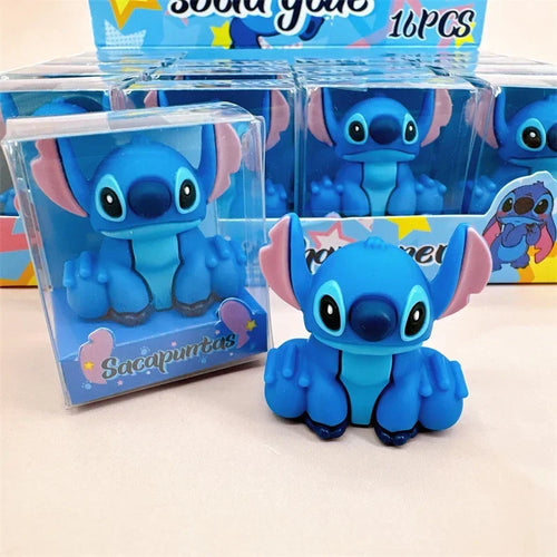 ** Cartoon Silicone Stitch Shape Pencil Sharpener Students Cute Cartoon Pencil Sharpener Pencil Sharpener Children's Stationery