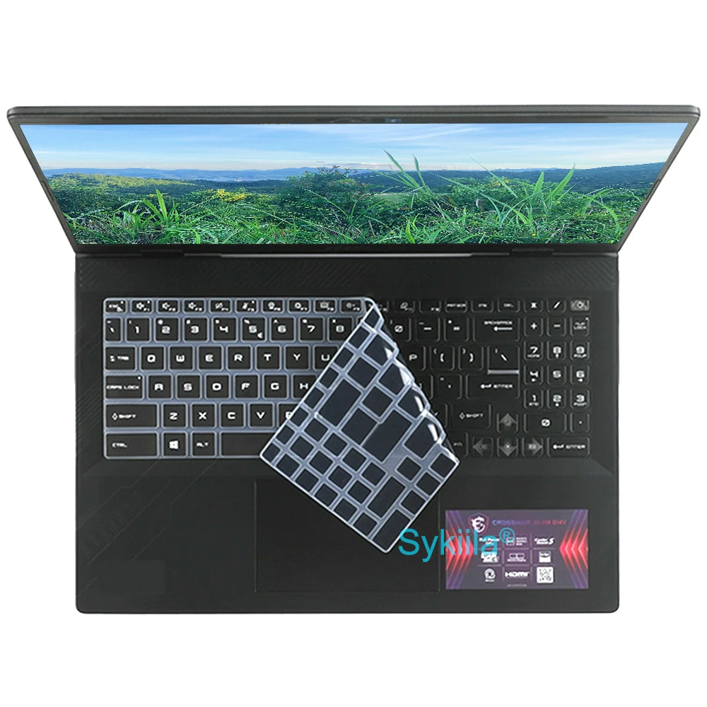 Keyboard Cover for MSI Crosshair 16 15 17 18 HX AI A2XW D14V A11U 12U B12U C12V Gaming Protector Skin Case Silicone 15.6 17.3