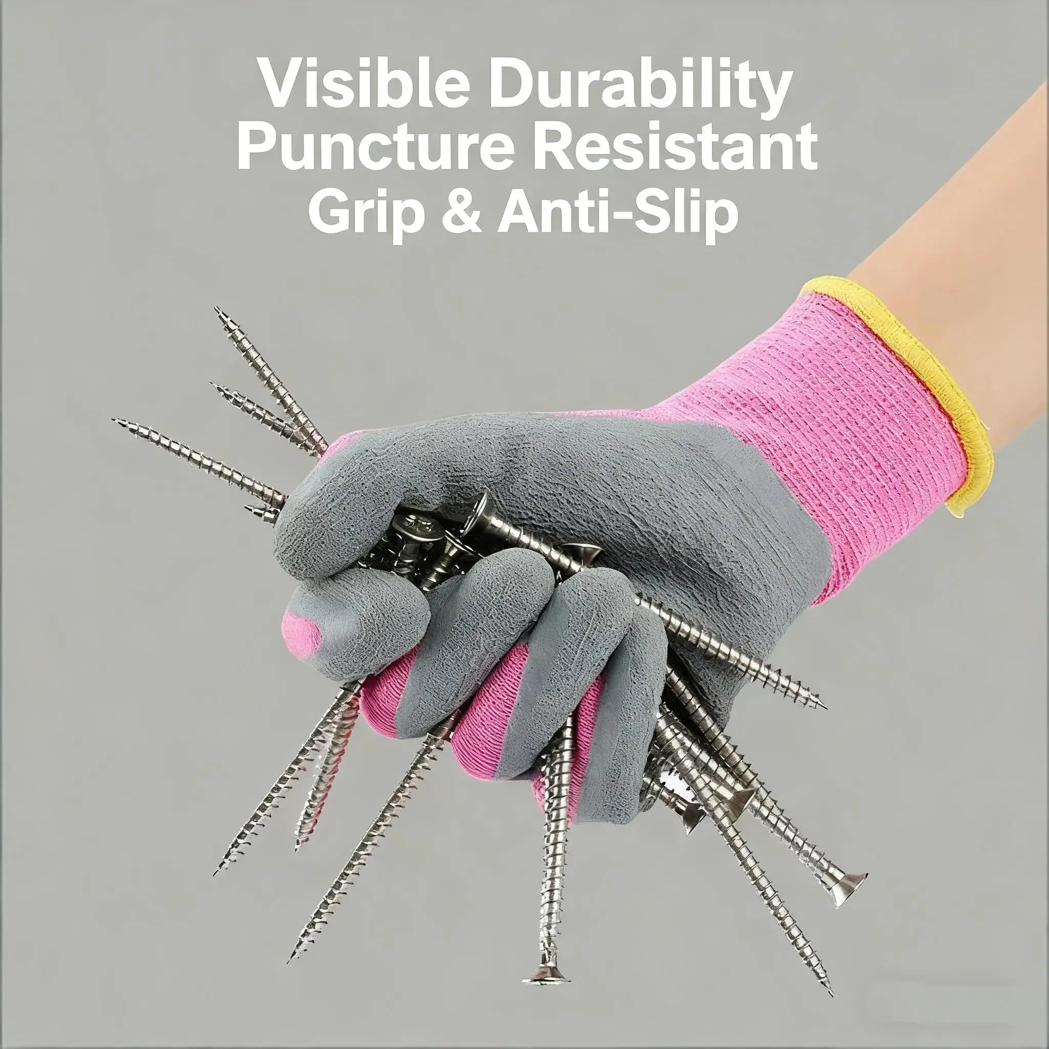 Kids Safety Protection Gloves Durable Waterproof Work Garden Non-Slip,Children Latex Gloves,Puncture-resistant,Kitchen