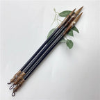6pcs Wooden Calligraphy Brush Pen Set Different Models Chinese Painting Brush Pen Wool Weasel Hair Regular Script Writing Brush