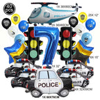 Police Party Plates Napkins Police Birthday Party Tableware Set Police Officer Car Party Decorations Favors Police Theme Party