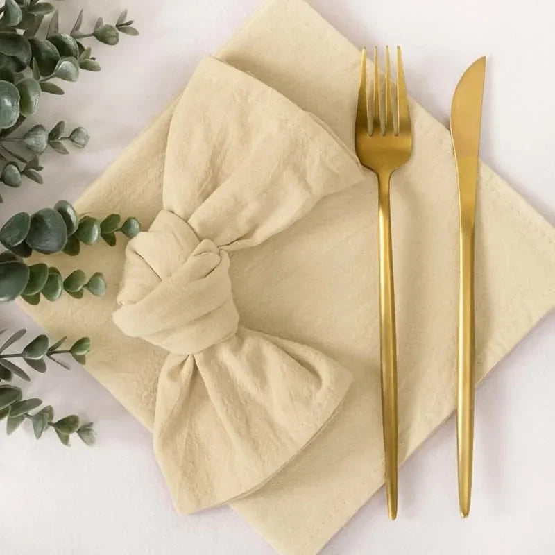 4PCS Christmas Red Cloth Napkins Washable 30x45cm 100% Cotton Fabric Tea Towel for Dinner Wedding and Parties Decor