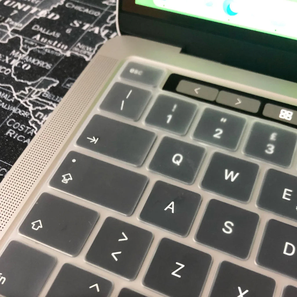 Keyboard Cover for Macbook Air 13 15 Pro 14 16 Touch Bar ID Silicone Protector Skin EU A3113 A3112 A3240 A2337 A3401 M1 M2 M3 M4