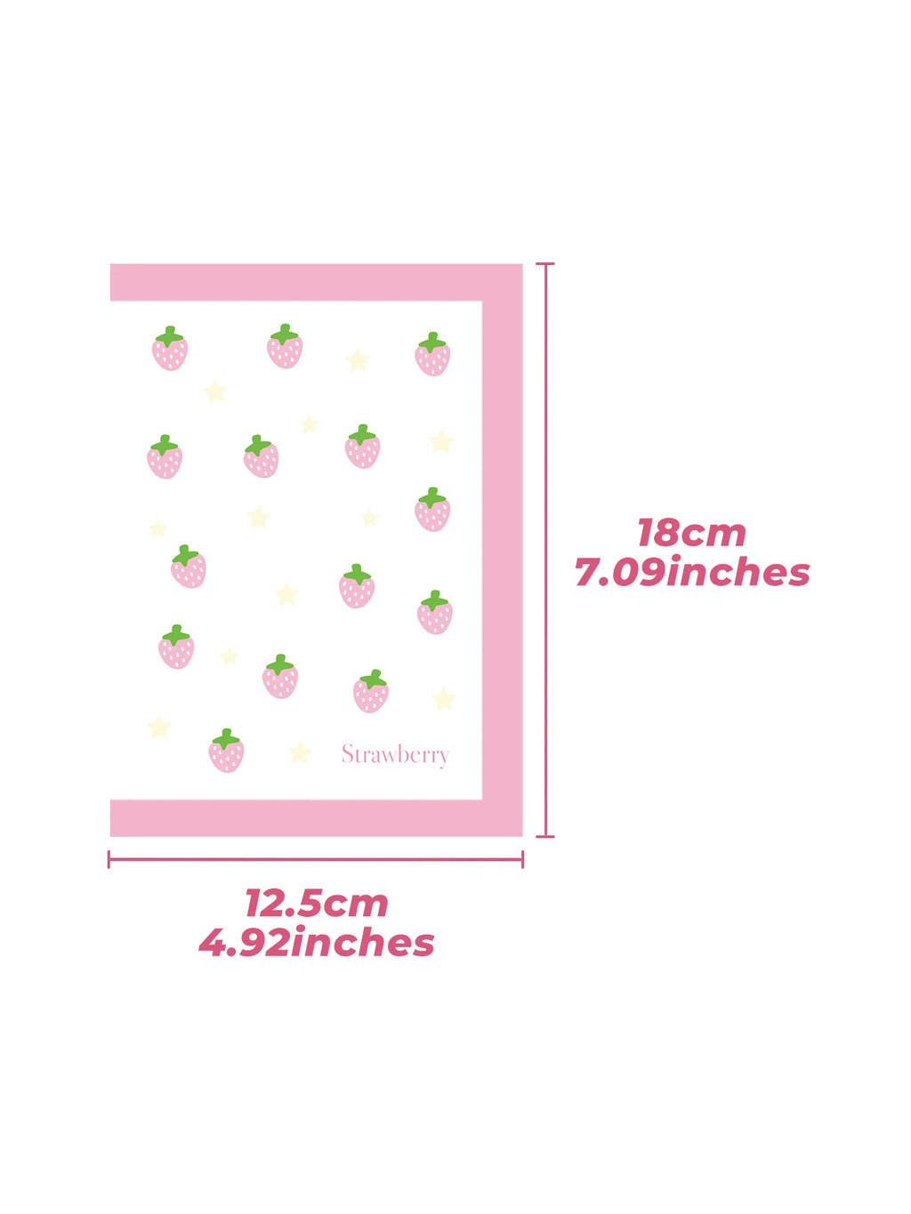 A5/A6 PP Twill Zipper Pouch Cute Stationery Storage Folder File Document Bag Zip File Folder School Office Supplies