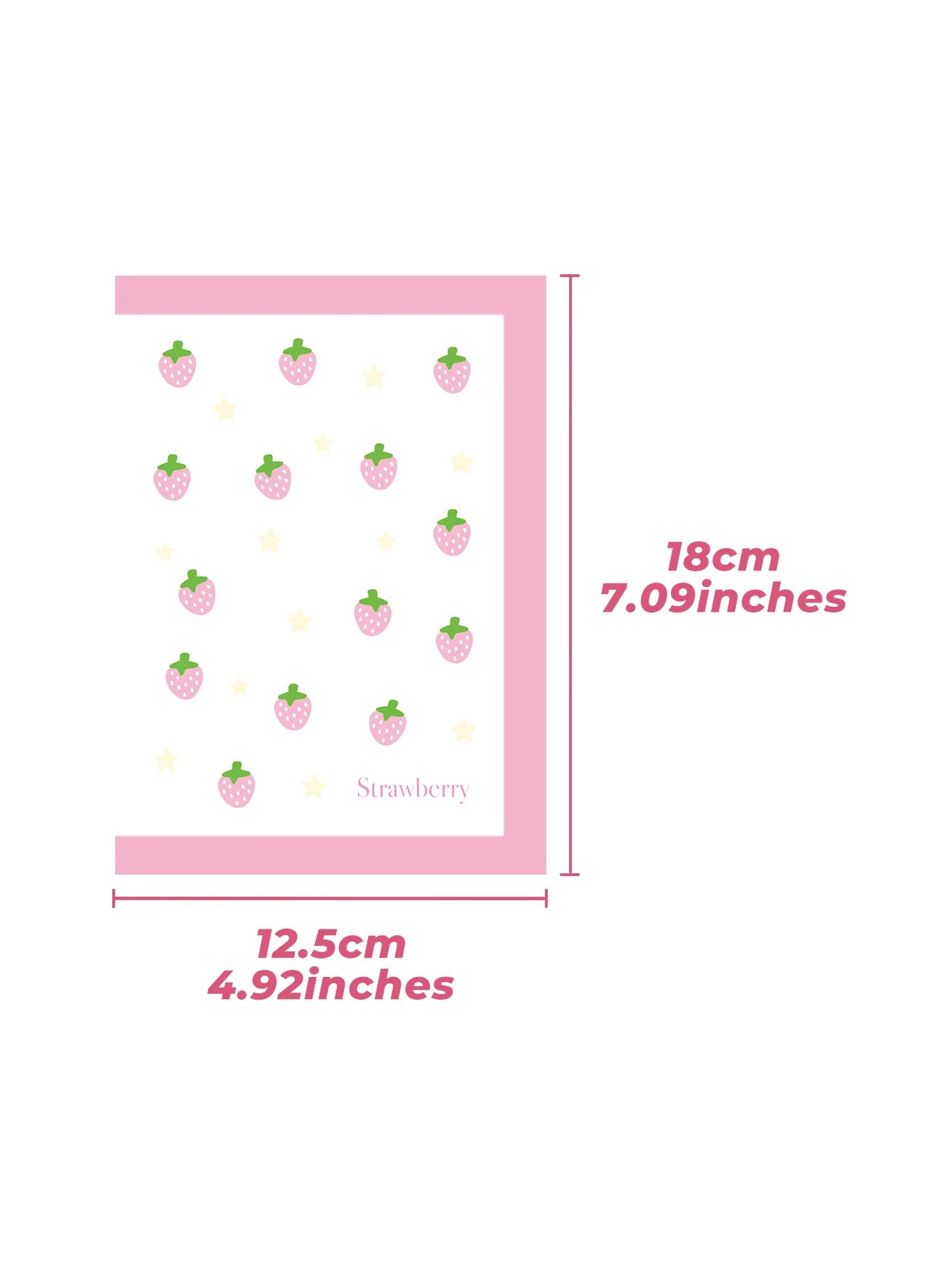 A5/A6 PP Twill Zipper Pouch Cute Stationery Storage Folder File Document Bag Zip File Folder School Office Supplies