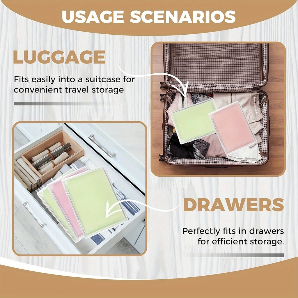 4/8 Pack A4 Plastic Storage Containers with Lids Organizing Home and Office, Gift Boxes for Presents, Document Storage for Pap