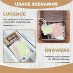 4/8 Pack A4 Plastic Storage Containers with Lids Organizing Home and Office, Gift Boxes for Presents, Document Storage for Pap