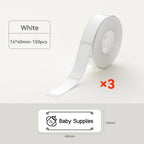 Niimbot N1/B18 Thermal Transfer Label Printer Label Maker with Black Ribbon Paper Tag Sticker for Home Office Jewelry Garden