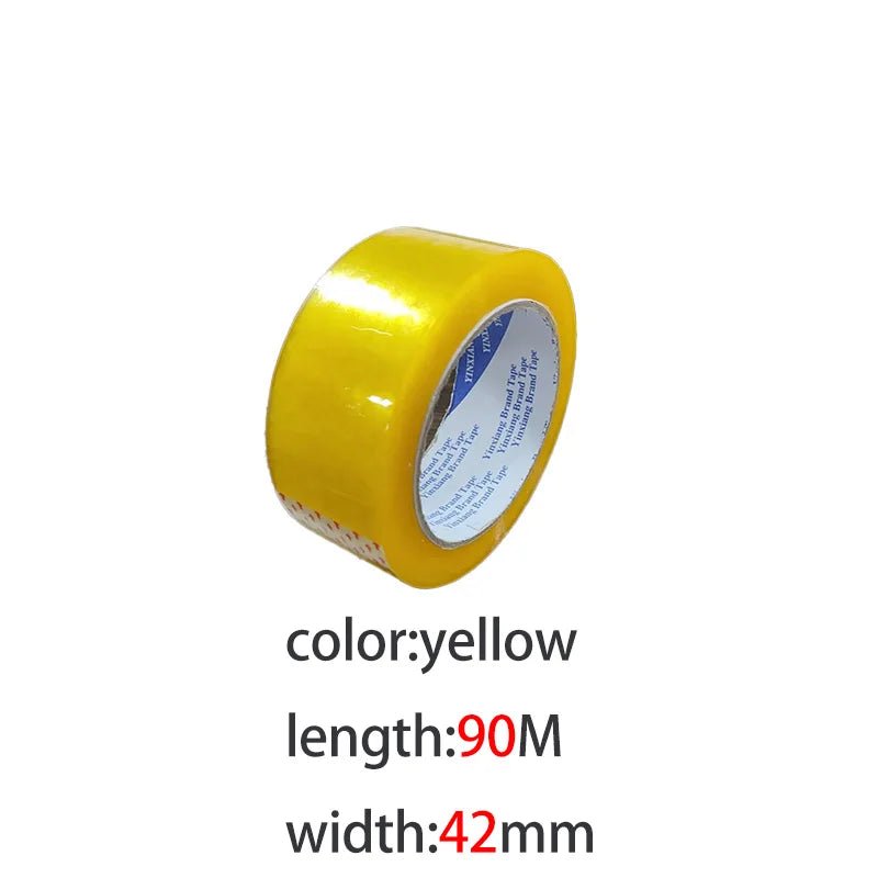 Oversized Roll Sealing Box Tape, Special Tape for Packing and Sealing Boxes, High Viscosity and High Toughness, Household Tape