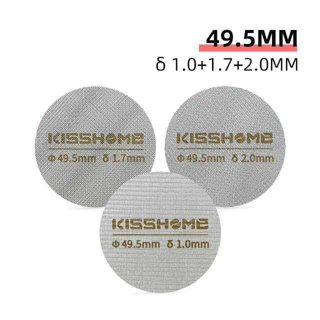 Coffee Puck Screen Reusable Heat Resistant Metal Espresso Filter Mesh For 51mm 54mm 58mm Portafilter Barista Accessories Tools