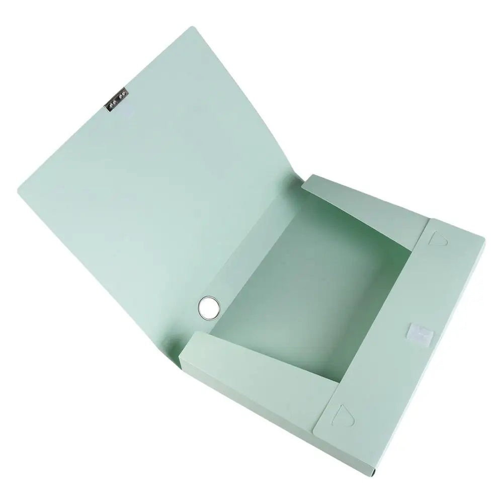 Multifunctional A4 File Organizer Box Thickened Morandi Color File Paper Organizer Dustproof PP Plastic Desktop Storage Box