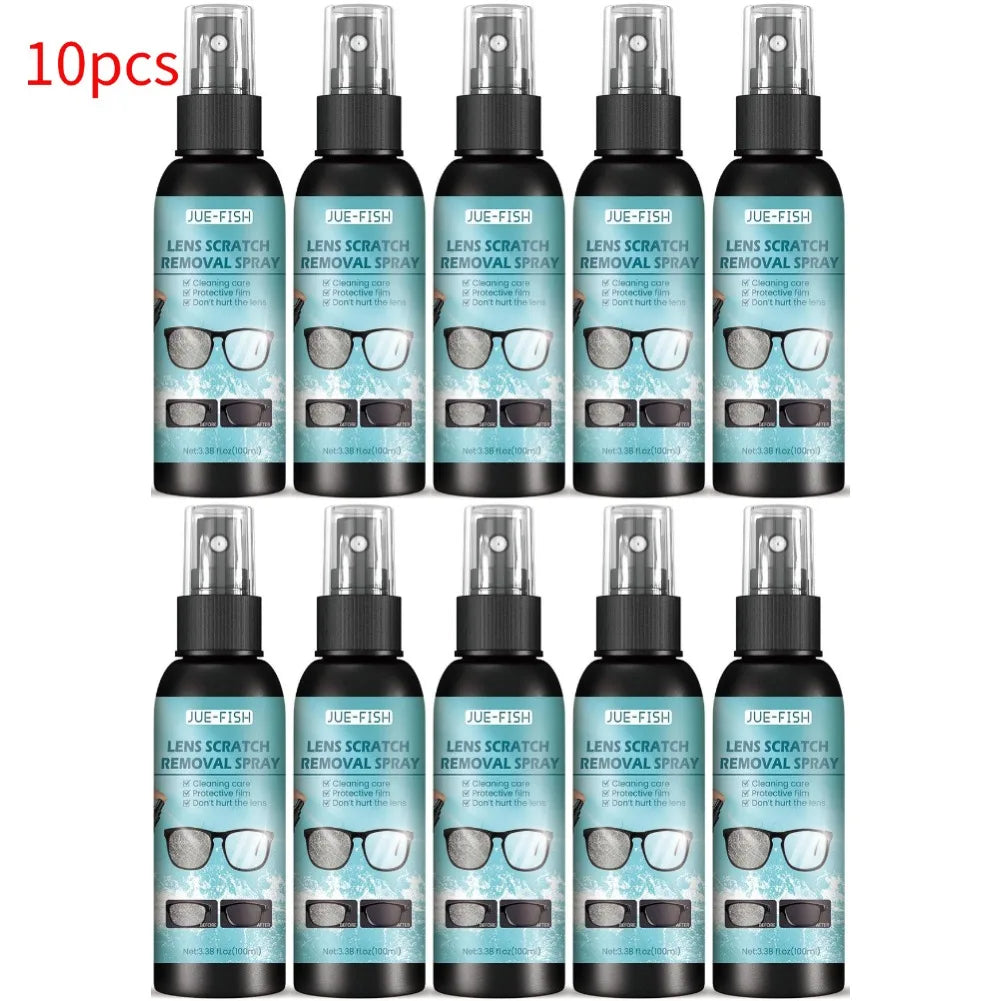Glass Cleaner Lens Cleaner Sunglasses Eyeglass Lens Scratch Removal Spray High Concentration Cleaning Tools Glasses Repair Spray