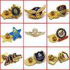 Badges Customize Metal Enamel Badge Image Creative Text LOGO Brooches Professional Custom Made Coin Lapel Pins Gift DIY Badge