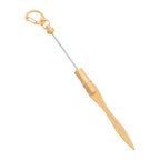 Beadable Letter Opener Metal Letter Opener with Keychain Clip, Beadable Envelope Opener Gift for Student Teacher 896C