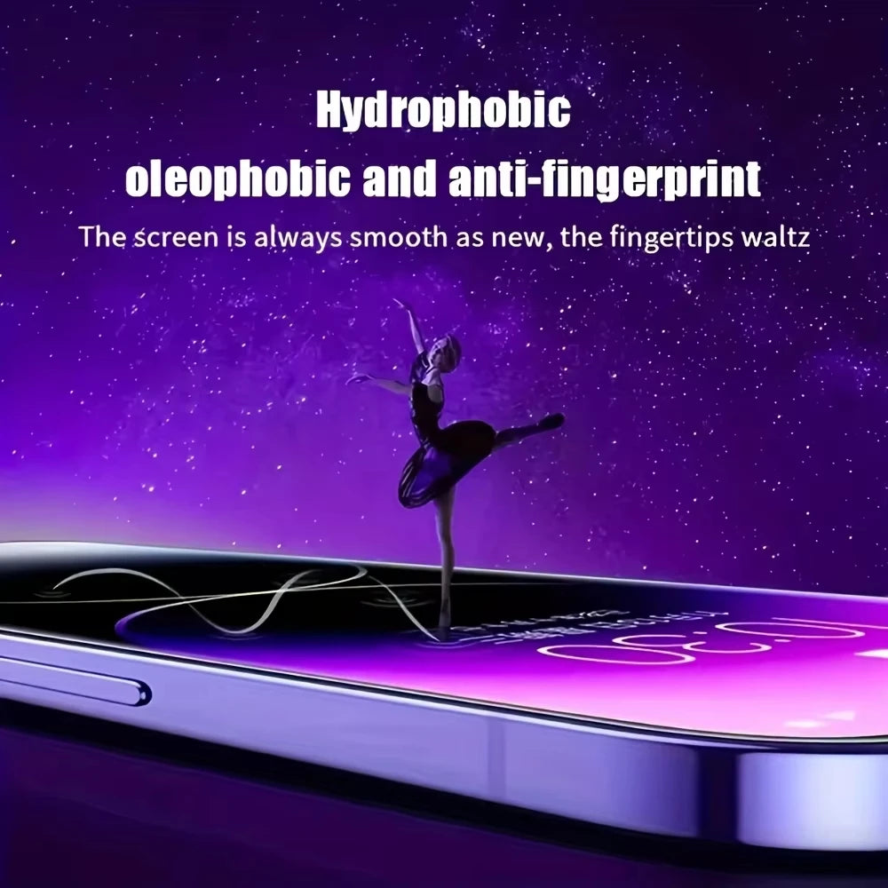 1-5PCS Easy Install HD Screen Protector For iPhone 17 Pro Max 18 15 16 13 11 14 16e 12 Mini XR X Xs 7 8 Plus Air Tempered Glass