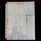 A4 Size 9 Pocket Trading Gaming Card Sleeves Double Side Storage Album Binder Pages Card Collection Holders Idol Photo Albums