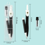 School Compasses with 0.7mm pencil lead Maths Drawing Tools