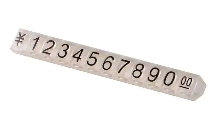 10pcs 9x6mm Adjustable Dollars Number Stand Watch Labels Cube Price Tags