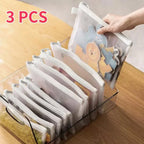 1/3/6PCS Storage Bag Mesh ZipperToy Building Block Puzzle Sub-package Children Particle Zipper Transparent Finishing Storage