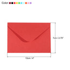 50/100Pcs Mini Paper Envelopes 10x7cm Mini Gift Greeting Card Business Card Envelope Western Envelopes for Wedding Invitation