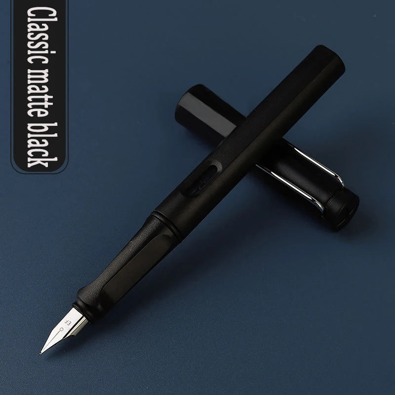 High-Quality Calligraphy Fountain Pen Luxury Ink Cartridge Writing Office School Supplies for Students
