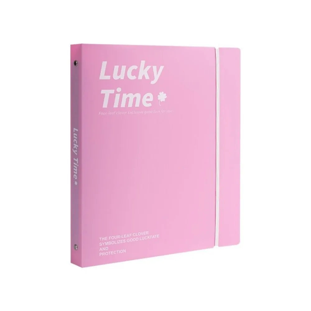 New PP A4 File Folder 3 Hole Dustproof Data Folder Waterproof Large Capacity Document Display Book Office