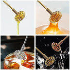 Creative Bar Bartender Artifact Stainless Steel Stirring Rod Long Handle Milk Tea Coffee Cocktail Honey Stirrer