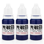 10ml Blue Red Black Ink Textile Clothes Ink Special Ink For Students Kids Name Stamp Printing On Clothing Waterproof Not Fade